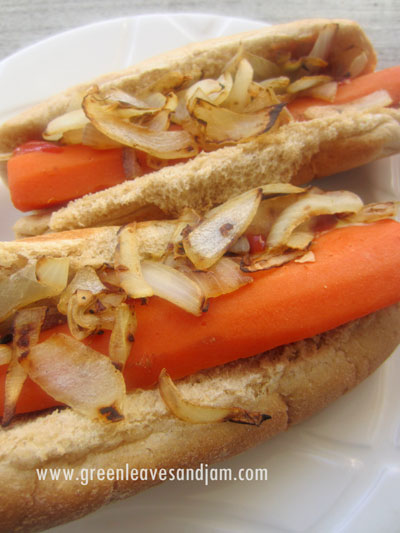 Carrot hot dog
