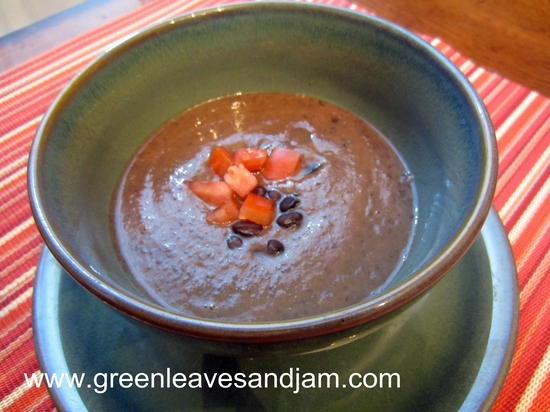 vegan black bean soup plant based