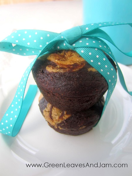 Chocolate and Peanut Butter Swirl Muffin1