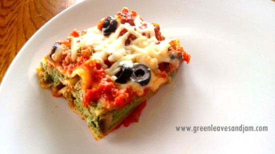 crowd-pleasing vegan lasagna www.greenleavesandjam.com