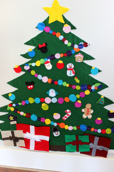 Children's Felt Christmas Tree. GreenLeavesAndJam.com